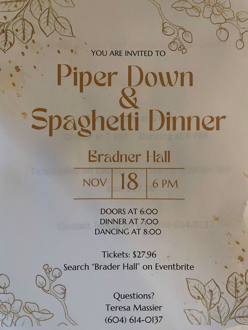 Dinner Dance Bradner Hall Piper Down