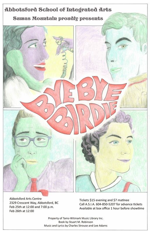 Abbotsford Arts Centre ASIA Abbotsford School of Integrated Arts Bye Bye Birdie Musical Tickets 