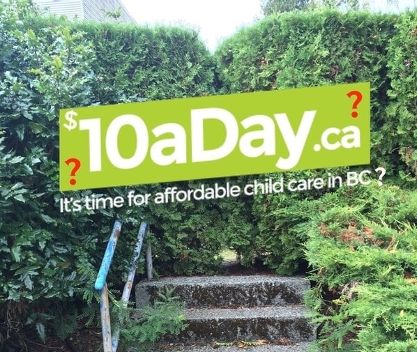 $10/day Childcare BC NDP