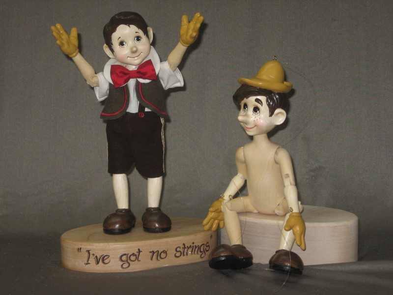  Buy Xenis Gallery Pinocchio Marionette and little boy Pinocchio wood carved dolls