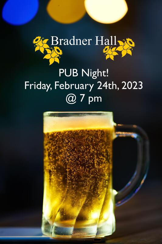 Bradner Hall Pub night