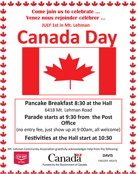Mt Lehman Canada Day