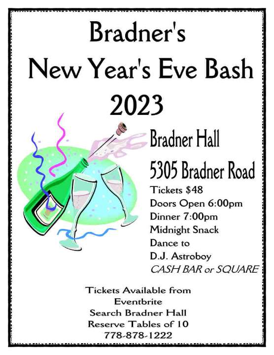 Bradner New Years Eve Bash